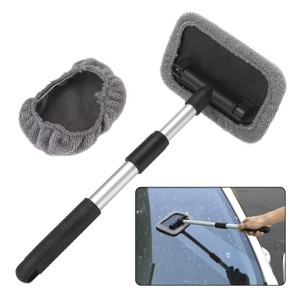 "Car Mop & Window Cleaning Tool โ Windshield Fog Remover, Auto Glass Wipe, Home/Office Duster Brush, Multi-Purpose Washing Rag"