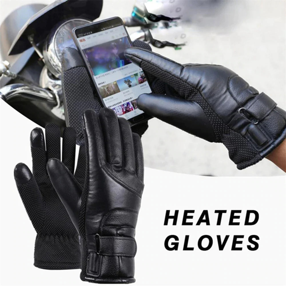 Electric USB Heated Gloves – Winter Warming Thermal Ski & Snow Hand Protection, Windproof & Rechargeable